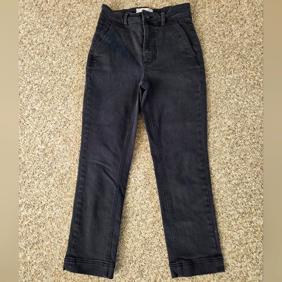 Everlane Denim - Everlane Cropped Slim Pants Blavk‎ Denim Size 00